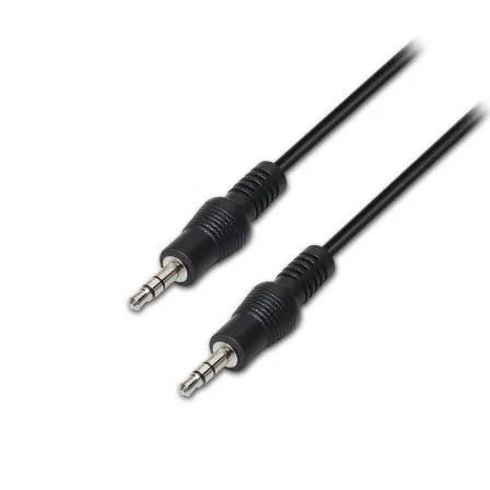 Aisens Cable de Audio Estéreo Jack 3.5mm Macho a Jack 3.5mm Macho 3m Negro